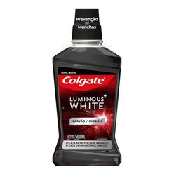 Enxaguante Bucal Colgate Luminous White Carvão 500ml