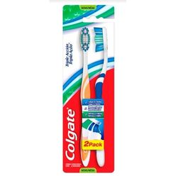 Escova Dental COLGATE Tripla Ação com 2 Unidades