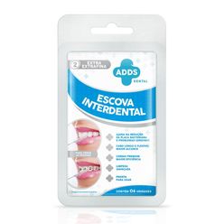 Escova Interdental ADDS Extra Extrafina 2 com 6 Unidades