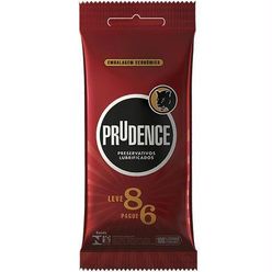 Preservativo Prudence Lubrificados Leve 8 Pague 6 Unidades