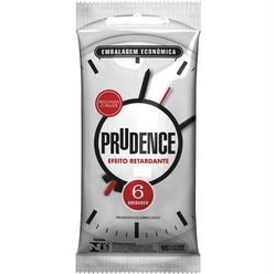 Preservativo Prudence Efeito Retardante Com 6 Unidades