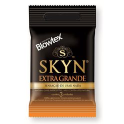 Preservativo Skyn Sem Latex Extra Grande Com 3 Unidades