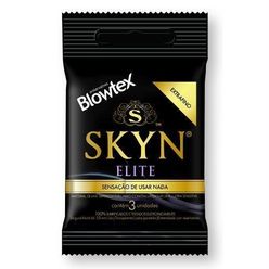 Preservativo Skyn Sem Latex Elite Extra Fino Com 3 Unidades