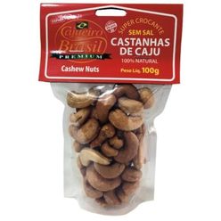 Castanha de Caju sem Sal CAJUEIRO sem Sal 100g