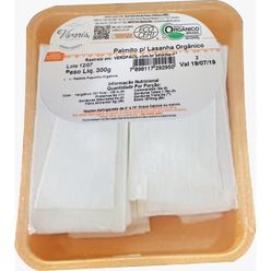 Palmito para Lasanha VIVARIS Orgânico 300g