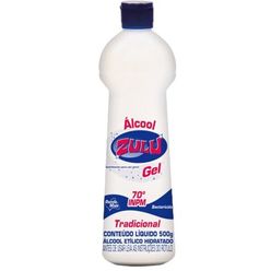 Álcool em Gel ZULU Tradicional 70% INPM 500g