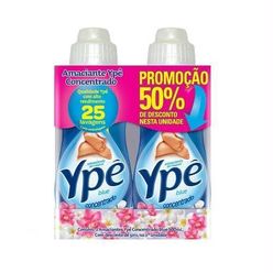 Amaciante de Roupa Concentrado YPÊ Blue 2 Unidades com 50% de Desconto na Segunda Unidade 500ml