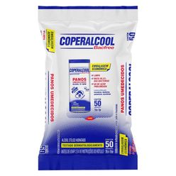 Pano Umedecido Coperalcool Bacfree Clássico álcool 70º Inpm Com 50 Unidades Embalagem Econômica