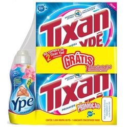 Lava Roupa Líquido TIXAN YPÊ Primavera com 2 Unidades de 1kg cada Grátis Amaciante Concentrado Blue 500ml