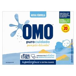 Lava Roupa Em Pó OMO Puro Cuidado Hipoalergênico 1.6kg