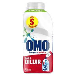 Lava Roupa Líquido OMO Lavagem Perfeita Refil Concentrado para Diluir 500ml