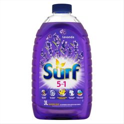 Lava Roupa Líquido SURF 5 em 1 Lavanda 3L