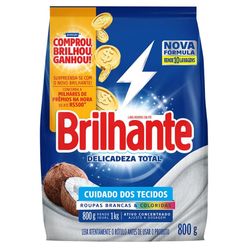 Lava Roupas BRILHANTE Delicadeza Total 800g