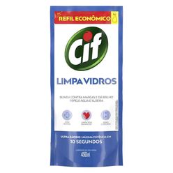 Refil Limpa Vidro Cif 450ml