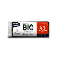 Saco para Lixo DOBRASIL Biodegradável com Perfume com 20 Unidades 30L Rolo