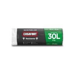 Saco para Lixo CASAFORT Preto com 20 Unidades 30L