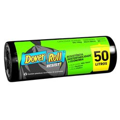 Saco De Lixo Dover Roll Resist! Com 20 Unidades 50l