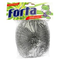 Esfregão Forta Aço Com 2 Unidades