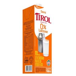 Leite Semidesnatado Tirol Zero Lactose 1l