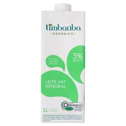 Leite Uht Integral Timbaúba Orgânico 1l