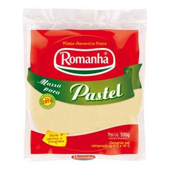 Massa Para Pastel Romanha Disco Grande Resfriada 500g