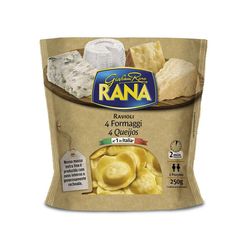 Massa Rana Ravioli Quatro Queijos 250g