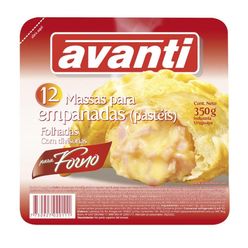 Massa Folhada Avanti Empanadas Para Forno Resfriada 350g