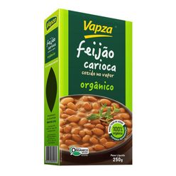 Feijão Carioca  Orgânico VAPZA Cozido à Vapor 250g