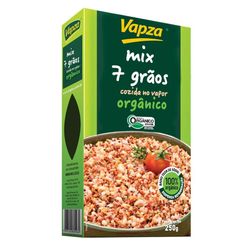 7 Grãos VAPZA Orgânico Cozido no Vapor 250g