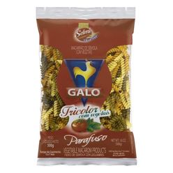 Macarrão GALO Sêmola Tricolor Parafuso 500g