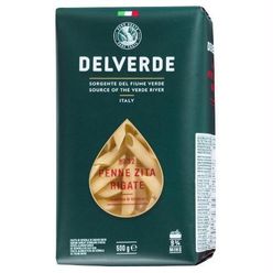 Massa Italiana Grano Duro DELVERDE Penne Zita Rigate 500g