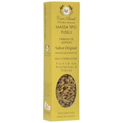 Massa de Lentilha Fusilli CERES BRASIL Produtos Atesanais Original sem Glúten 200g