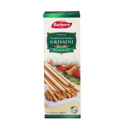 Biscoito BARBERO GRISSINI BARBERO Alecrin 125g