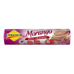 Biscoito Recheado LOWÇUCAR Morango Zero Açúcar 120g