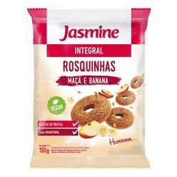 Rosquinha JASMINE Integral Banana e Maçã 120g