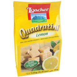 Biscoito LOACKER Wafer cubos limão 125g