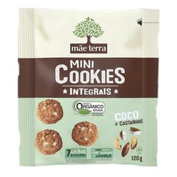 Biscoito MÃE TERRA Cookie Castanha do Pará e Coco 120g