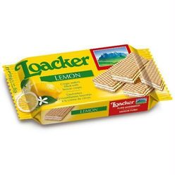 Biscoito LOACKER Wafer mini limão 45g