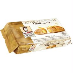 Biscoito VICENZI Mini Snacks VICENZI Creme com 5 Unidades 125g