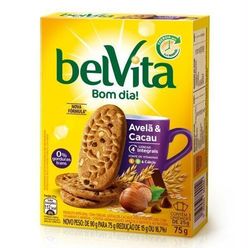 Biscoito BELVITA Avelã e Cacau 75g