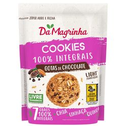 Biscoito DA MAGRINHA Cookies Light Baunilha com Gotas de Chocolate 150g