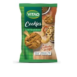 Biscoito VITÃO Cookies Integrais Castanha de Caju 80g