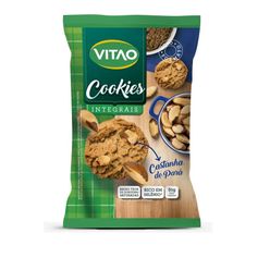 Biscoito VITÃO Cookies Integrais Castanha do Pará 80g