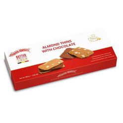 Biscoito BELGIAN BUTTER Lascas Amêndoa e Chocolate 100g