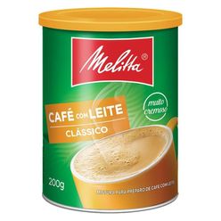 Café MELITTA com leite 200g