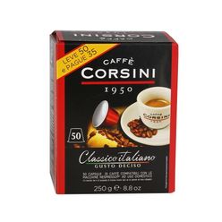 Café Italiano CORSINI Compatível com Nespresso 250g Leve 50 Cápsulas Pague 35