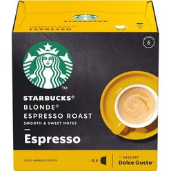 Café em Cápsulas Starbucks® Blonde Espresso Roast by NESCAFÉ® Dolce Gusto® - 12 Cápsulas