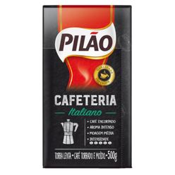 Café PILÃO Torrado e Moído Cafeteria Italiano 500g