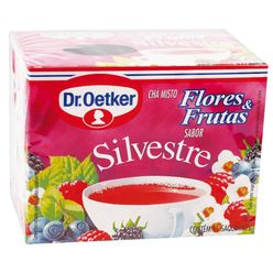 Chá DR OETKER Flores & Frutas frutas silvestres Com 15 Saquinhos 30g