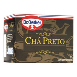 Chá Preto DR OETKER Com 15 Saquinhos 27g